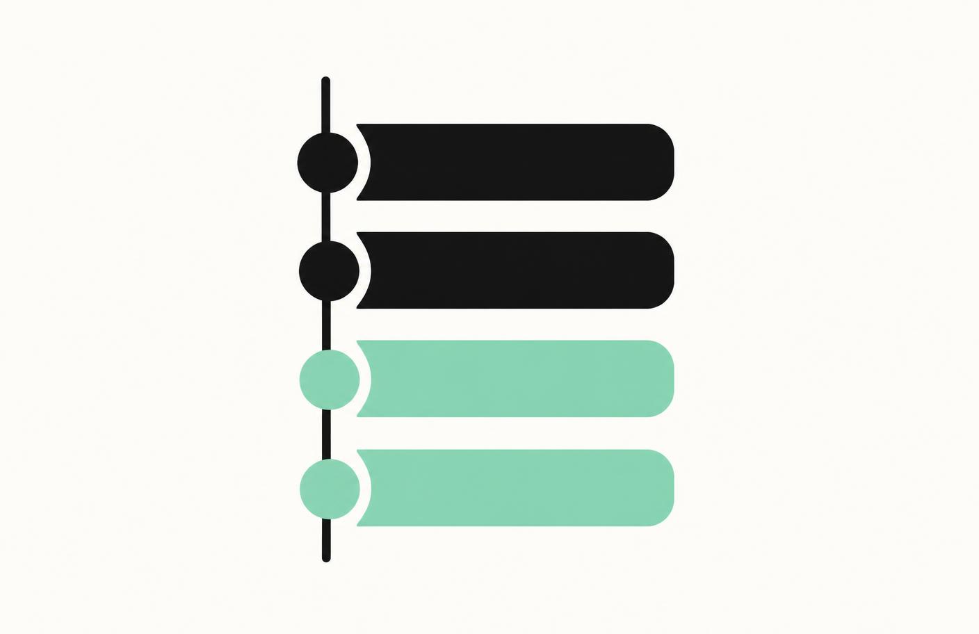 Diagram of the four rice purity score bands drawn as stacked bars